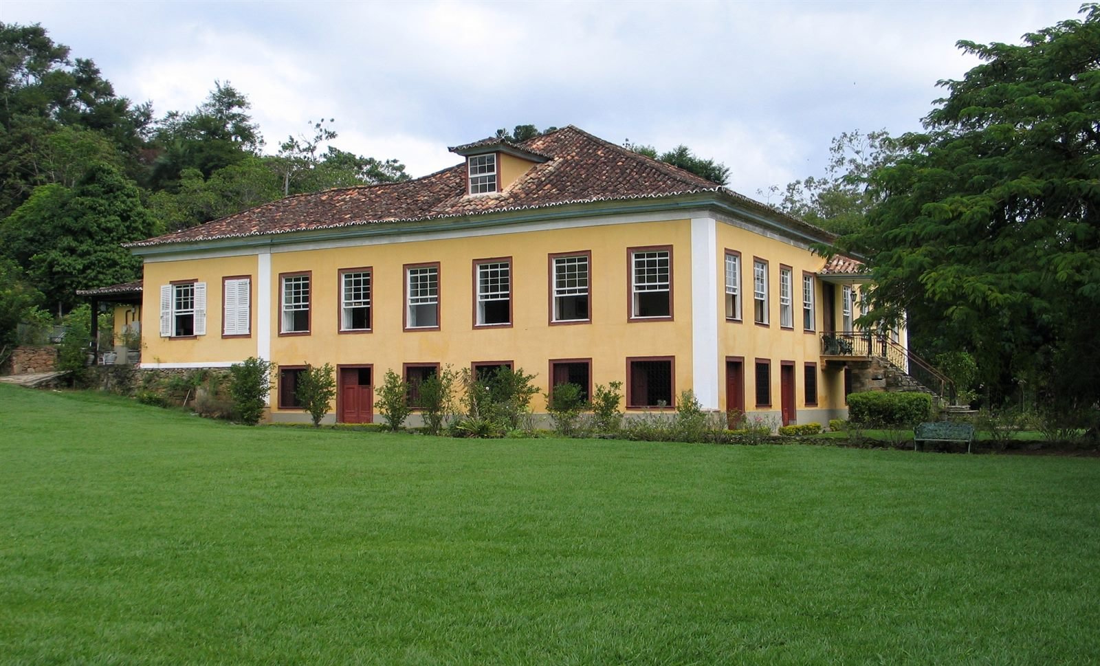 Vista externa da Fazenda Resgate